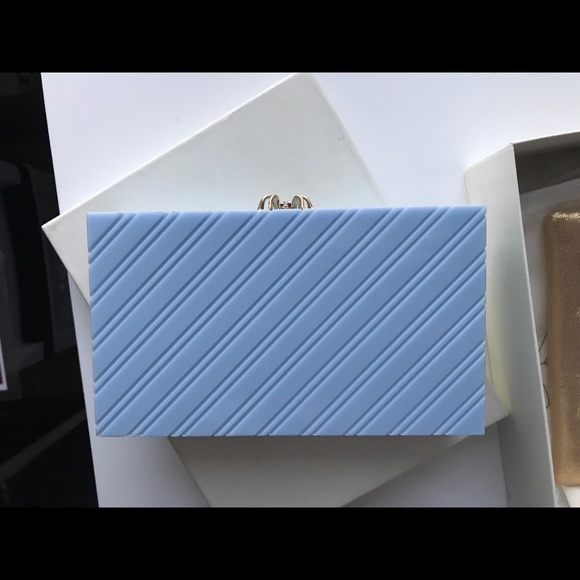 Charlotte Olympia Baby Blue Spider Clutch - Picture 4 of 8